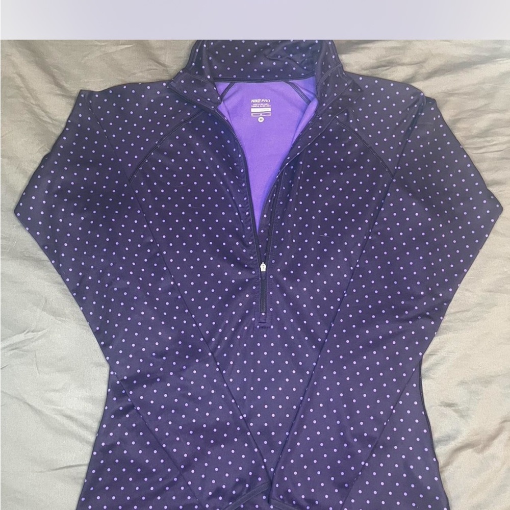 Nike Purple Polka Dot Sweatshirt